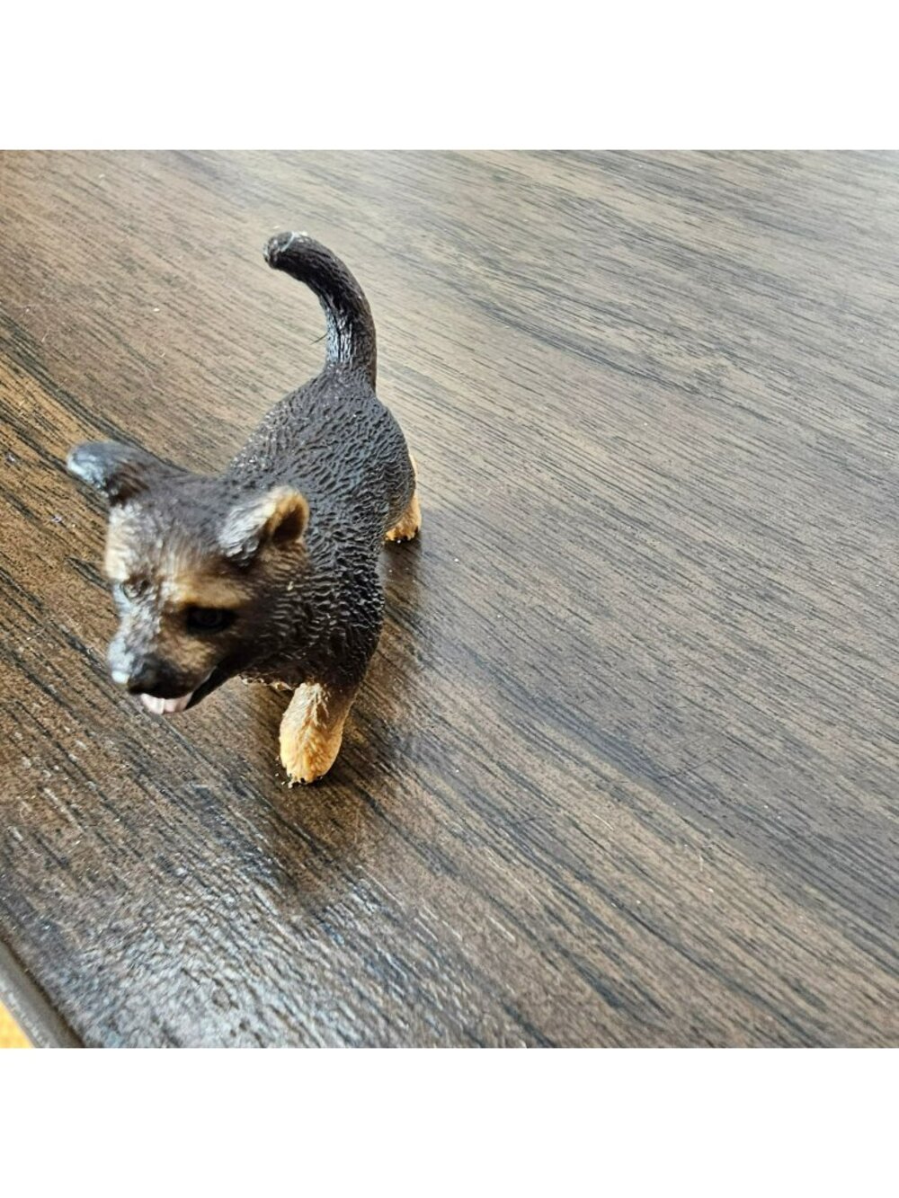 Schleich German Shepherd Puppy Figurine Brown & Black Toy Collectible 1999